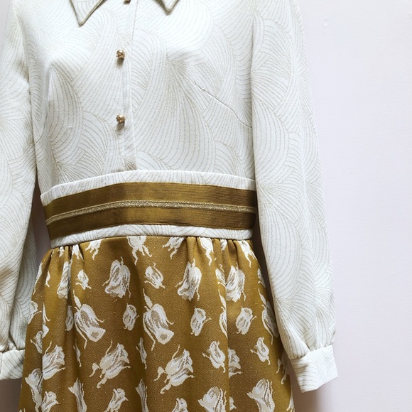 VINTAGE LESLIE FAY DRESS - Picture 2 of 10